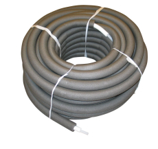 Uponor Combi Pipe RIR isoleret i rulle white/grey 22x3,0 34/
