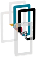 Fuga Choice designramme 1x2M Indsats Transp Inkl 6 farvevalg