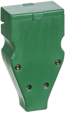 Forlængerled 3P+N+J 440V 16A grøn