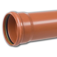 Kaczmarek 315 x 3000 mm PVC-kloakrør m/mf., kl. S SN8, EN 14