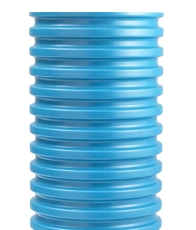 Wavin 315 x 1250 mm PVC-opføringsrør uden muffe, blå