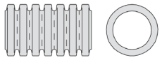 Siroplast 353/300 x 6000 mm SN4 fuldslidset rør med muffe