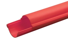 Wavin 110 mm PEH-kabelrør, 2-delt, 3 m, rød