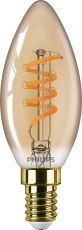 Master Value LED Kerte Dæmpbar 2,5W E14 B35 Guld Spiral 136l