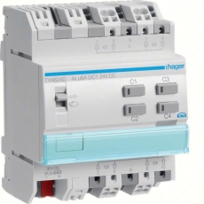 Hager KNX Persiennemodul 24VDC 6A 4M TYA624D