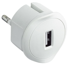 Multi-O USB lader 1500mA hvid til stikkontakt