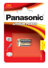 Panasonic CR2 batteri, 1 stk.