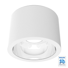 KT-serie Downlight Påbyg 2000lm/840 PSED Hvid 3D