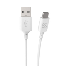 Scosche strikeLINE™ USB-C Ladekabel, 1m, hvid, USB-C stik