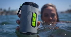 Scosche boomBOTTLE H2O+ Bluetooth højttaler, tech sport grå