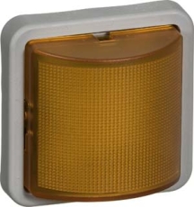 Opus74 Industri Ledlampe 230V gul IP44 mørkegrå