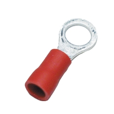 Isolerede Ringkabelsko rød, 0,50-1,5 mm², M5