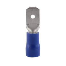 Isolerede Spadestik blå, 1,5-2,5 mm², 6,3x0,8 mm