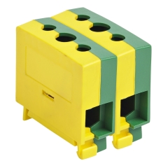 Katko Klemme Cu KC2x16 2,5-35 mm², skrue PZ2, gul/grøn