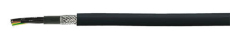 Styrekabel YCY UV 3G1,5 mm² med kobberfletskærm, sort