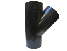 Geberit 110 mm 45° sort PEH-afløbsgrenrør