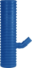 Uponor 315 x 160 mm blå PP-sandfangsbrønd med vandlås, 35 l