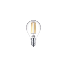 LED Filament Krone 4,3W 827, 470 lumen, E14, P45, klar A++)