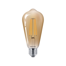 LED Filament standard 5,5W, 825, 600 lumen, E27, guld
