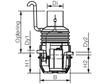 Wavin 6 l/s olieudskiller m/alarm, 160 mm til-/afgang, klass