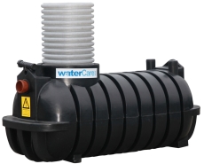 WaterCare 2000 l sandfang m/500 mm opføring, 110 mm til-/afg