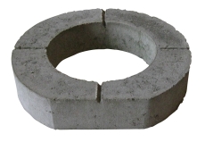 IBF 305 x 100 mm topring til vejbrønd, beton, afskåret