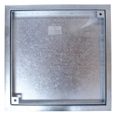 Jesmig 600 x 59 mm brønddæksel til integrerede fliser, 5 t