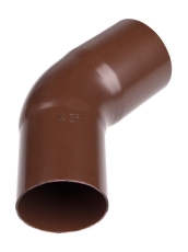 110 mm x 45° Bøjning brun Plastmo