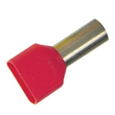Tylle Isolerede dobbel 2x1,0 mm² rød