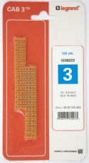 CAB3 Ledningsmærke 1,5-2,5 mm² mærket: 3 (P120)