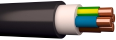 Kabel XPUJ-HF Dca 3G1,5 sort, R100