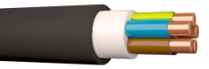 Kabel XPUJ-HF Dca 5G1,5 sort, R100