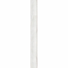 Stofledning 2x0,75 mm² hvid, længde 25M