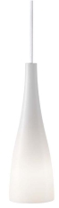 Glaspendel Embla E27, hvid
