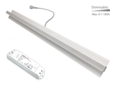 Troldtekt LED lysskinne 600 mm, 3K, NW, inklusiv 1-10V drive
