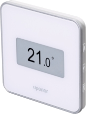 Uponor Smatrix Wave digital STYLE termostat med RH hvid T-16