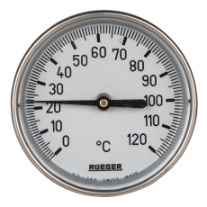 77 mm Rueger termometer 50 mm føler
