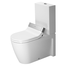 Toilet close-coupled 72 cm starck 2 hvid, vario outlet, wash