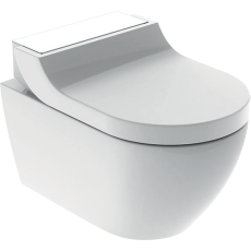 Geberit Aquaclean Tuma comfort toilet hvid glas væghængt