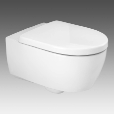 Ifö iCon hvidt toiletsæde med soft close funktion.