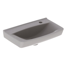 Ifö Spira håndvask 50 cm, lige forkant, hh højre, u/overløb