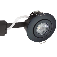 Downlight Low Profile Deluxe LED 6W 830 GU5,3, rund, sort