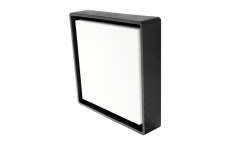 Væg-/Loft Frame Square Maxi LED 22W 3000K, nødlys, sort