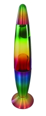Lava Regnbue 35 cm, flerfarvet glas, 230V