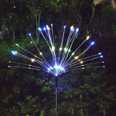 Solcelle starlight spyd - farvet lys