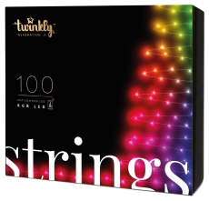 Twinkly Strings 100L RGB+W, IP44, app styret lyskæde