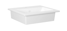 Graphic møbelhåndvask, 45x41cm hvid til 45 cm vaskeskab