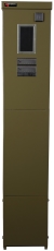 Målerstander med rude KSMØ 481210 for stikben grøn