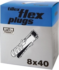 Plugs Flex FP5 5x25 mm grå (100)