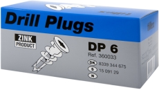 Plugs Drill DP-6 37 mm zink (50)